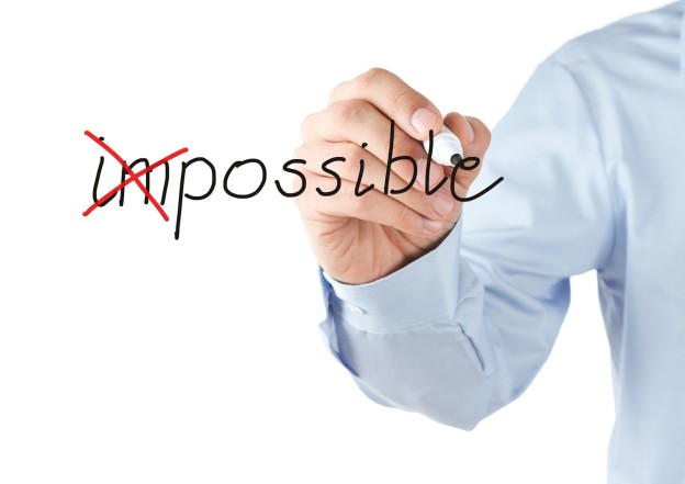 impossible and possible stock pic